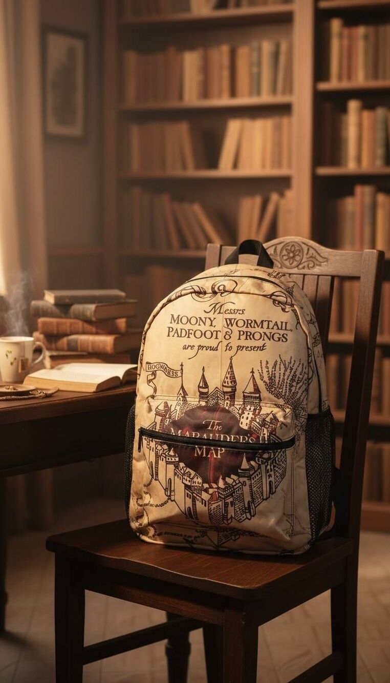 Harry Potter Maurauder map backpack
